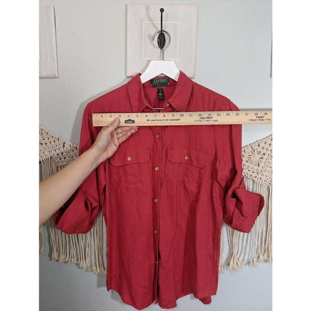 Ralph Lauren Red Button Up - Picture 9 of 10